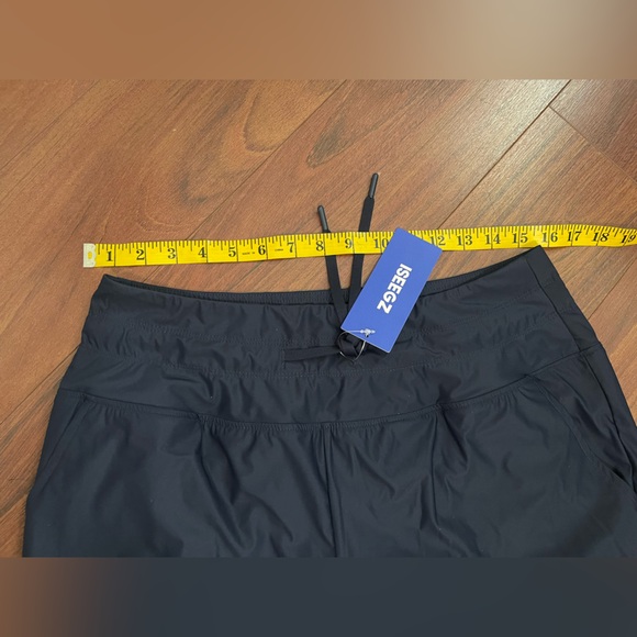 NWT ISEEGZ Swim Capris Pants shorts for Women 18" Tummy Control - Picture 10 of 13